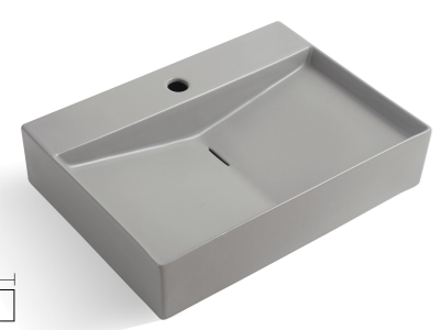 Latest style Matte grey wash basin